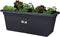 Elho Green Basics Garden Xxl 80 - Plantenbak voor Buiten - Ø 77.0 x H 34.5 cm - Living black