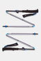 Black Diamond Distance FLZ 125 - Wandelstok - Opvouwbaar en verstelbaar 105-125 cm - Pewter