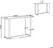 Beliani PLANO - Consoletafel - Wit - Veiligheidsglas