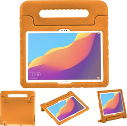 iMoshion Tablet Hoes Kinderen Geschikt voor Huawei MediaPad T5 10.1 inch - iMoshion Kidsproof Backcover met handvat - Oranje