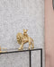 HV Gouden Leeuw met baby - 30,5x11x27cm