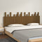 vidaXL - Hoofdbord - wandmontage - 204x3x80 - cm - grenenhout - honingbruin