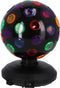 Disco bal LED 20 cm - Roterend effect - USB-aangedreven - Zwart