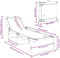 vidaXL - Opvouwbare - Ligbedden - 2 - stuks - Draagbaar - Groen - 600D - Oxford - Stof