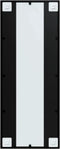 vidaXL - Wandspiegel - 100x40 - cm - metaal - zwart