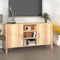 vidaXL - Dressoir - 107x38x60 - cm - bewerkt - hout