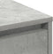 vidaXL - Dressoir - met - LED - in - Beton - Grijs - 71x34,5x75 - cm - van - Geengineerd - Hout