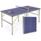 Coast Tafeltennis tafel - Opvouwbare Pingpongtafel - 166 x 83 x 69 cm - Blauw