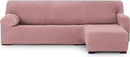 Hoes voor chaise longue met korte armleuning rechts Eysa THOR Roze 110 x 110 x 310 cm