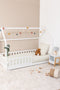 Atmosphera Kids Kinderbed hut - 90x190cm - Bed - Tentbed met bodem - Met beschermrand - Wit