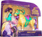 Unicorn Academy - Pop Ava & Eenhoorn Leaf - met 2 rijaccessoires en borstel - Speelfigurenset