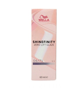Permanente kleur Wella Shinefinity Nº 06/71 (60 ml)