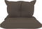 vidaXL - Palletkussens - 2 - st - stof - taupe