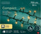 Lumineo - Compacte kerstverlichting - 750 LEDs - 16m Soft Gold (2700K) - IP44 voor buitengebruik