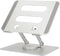 Nedis NBSTND110SI - Universele 360° Draaibare Notebook Bureaustandaard - Opvouwbaar en verstelbaar - Zilver