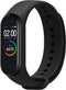 iMoshion Bandje Geschikt voor Xiaomi Mi Band 3 / 4 - iMoshion Siliconen band inkliksysteem ronde sluiting - Zwart