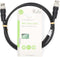 Nedis BNC-Videokabel - BNC Male - BNC Male - Vernikkeld - 75 Ohm - 1.00 m - Zwart