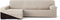 Hoes voor chaise longue met lange armleuning links Eysa JAZ Beige 180 x 120 x 360 cm