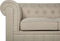 CHESTERFIELD L - Chesterfield bank - Beige - Polyester