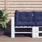 vidaXL - Palletkussens - 3 - st - oxford - stof - marineblauw