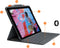 Logitech Slim Folio - Toetsenbord - iPad (7e gen) AZERTY - Grafiet