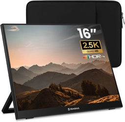 Remodius® 16 Inch - Draagbare Monitor - 2.5K Resolutie - Sleeve inbegrepen
