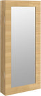 vidaXL - Sieradenkast - met - spiegel - wandgemonteerd - 30x8,5x67 - cm
