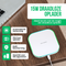 Strex Draadloze Oplader 15W - QI Snellader - Inclusief Kabel - LED