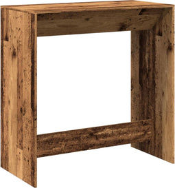 vidaXL - Bartafel - 102x50x103,5 - cm - bewerkt - hout - oud - houtkleurig