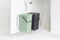 Brabantia Sort & Go - Inbouw Prullenbak - 2 x 16 liter - Jade Green/Grey (2 stuks)