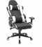 Gamestoel Classic - bureaustoel - stof bekleding - zwart wit