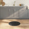 vidaXL - Vloerkleed - rond - 60 - cm - bamboe - grijs