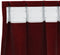 vidaXL - Zwart-out - gordijnen - met - bovenband - 2 - pcs - Wijnrood - Fluweel