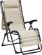 vidaXL - Terrasstoelen - 2 - st - inklapbaar - textileen - crèmekleurig