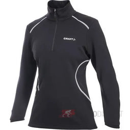CRAFT Flex HZ - Dames Sport Trui - Warmere coltrui met rits - Zwart