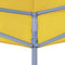 vidaXL - Partytentdak 270 g/m² - 2x2 m UV- en waterbestendig - Geel