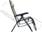 vidaXL - Terrasstoel - inklapbaar - textileen - crème