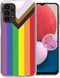 imoshion Hoesje Geschikt voor Samsung Galaxy A13 (4G) Hoesje Siliconen - imoshion Design hoesje - Meerkleurig / Rainbow Flag