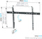Nanook TV-beugel tilt - 40-65 inch - Max. 100 kg - VESA 100x100 t/m 600x400