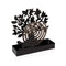 Steun voor anti-muggen spiralen Versa Zwart Metaal 5 x 17 x 17 cm Boomstructuur