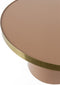 Zuiver Glam Salontafel Rond 60 cm Roze/ Goud
