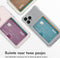 iMoshion Hoesje Geschikt voor iPhone 11 Pro Hoesje Met Pasjeshouder - iMoshion Softcase Backcover met pashouder 3.0 - Transparant