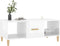 vidaXL - Salontafel - 102x50x40 - cm - bewerkt - hout - hoogglans - wit