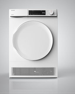 Sharp KDNCB8S7PW91BX - Condensdroger 8kg - Sensorgestuurd - 84 cm hoog