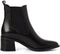 TAMARIS Core Enkellaarsjes - Leer - Antislip - Zwart