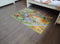 Groot speelkleed bouwput met veel kranen 100x150