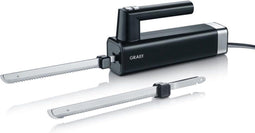 Graef EK 502 - Elektrisch mes 150W - 2 inox messen - zwart