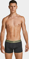 JACK&JONES JACFLOWER - Onderbroek - 3-pack microfiber - Zwart (3-pack)