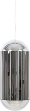 Light & Living Grayson Hanglamp - Smoke/Chroom - 6L