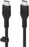 Belkin BOOST↑CHARGE Flex - USB-C/USB-C-kabel - 25x duurzamer - Zwart (2 m)
